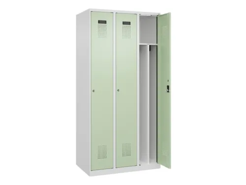 locker voor scheiding van kleding,HxBxD 1850x900x500mm,3vak