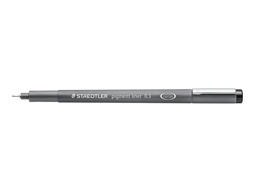 Fineliner Staedtler Pigment 308 zwart 0.3mm