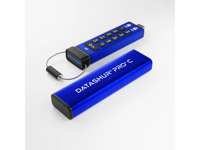iStorage datAshur PRO+C, 128 GB, USB Type-C, 3.2 Gen 1 (3.1 Gen 1), 31