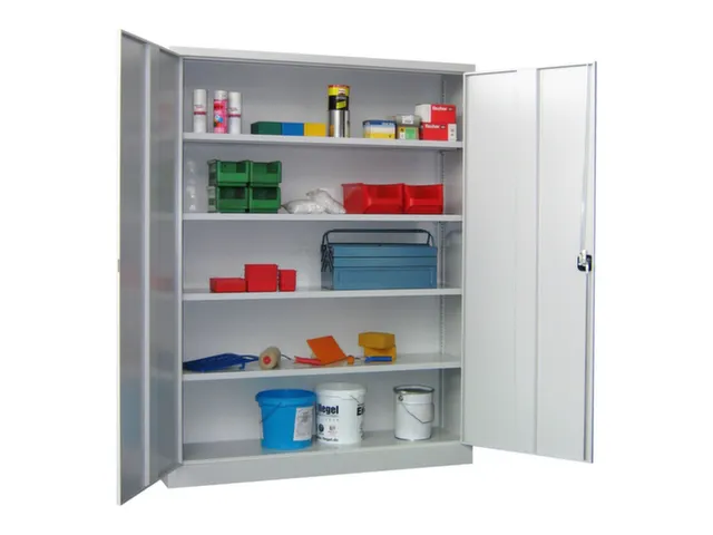 grootvolumekast met openslaande deuren,RAL7035,front RAL7035