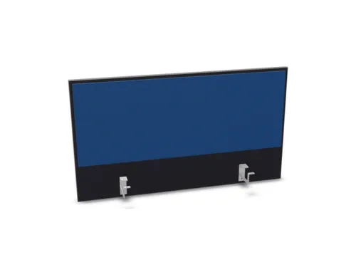 opzetpaneel,v. bureau,aanbouw achter,B 1000mm,CC-zwart,BN6016-blauw