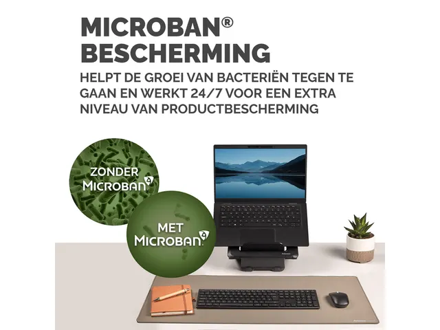 Bureau-onderlegger Fellowes Breyta zand 80x40cm