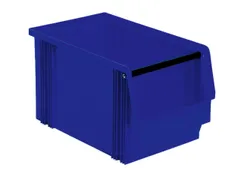 Zichtbak Hxbxd 200x200x350/300mm Pe Blauw