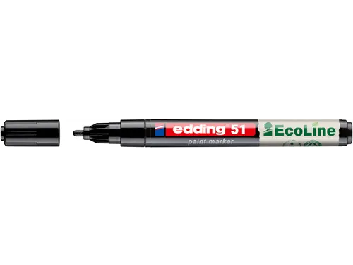 Paintmarker edding 51 EcoLine op waterbasis 1-2mm zwart