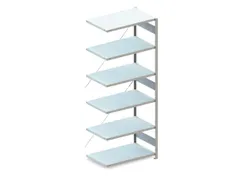 Inhaakstelling Aanbouwveld 2500x1006x636mm 6legborden Vaklast 100kg