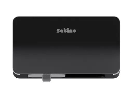 Toiletpapierdispenser Satino MT1 Hyginity duo zwart 333427