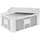 Euronorm-stapelbak,m. isoleerbox,HxLxB 240x600x400mm,43/20,4l,HDPE,wit