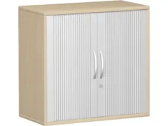 jaloeziedeurkast,HxBxD 720x800x430mm,1xhouten vloer,decor romp wit