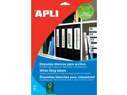 Apli Ordneretiketten 190x61 Ronde Hoeken