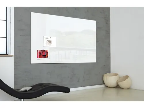 Glas/magneetbord Xl Sigel 180x120cm Wit