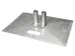 voetplaat,v. mobiel hek,HxBxD 185x700x500mm,met draaggreep