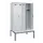 locker met bank,voor scheiding van kleding,HxBxD 2120x1200x815mm,4vak