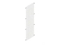 zijwand,v. inhaakstelling,HxD 2000x600mm,verzinkt,rooster,MW 50x50mm