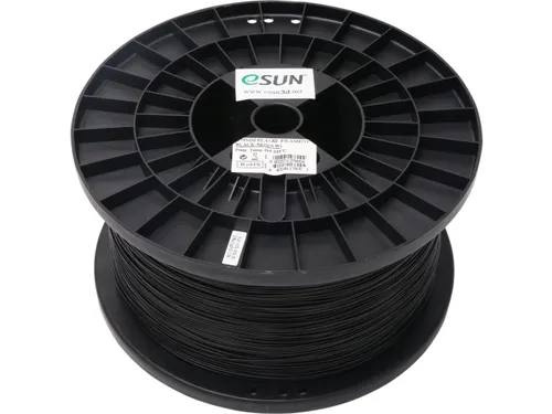 eSUN PLA+ 3D printer Filament 1.75mm Zwart 5kg