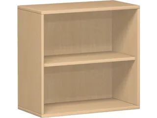 kantoorstelling,HxBxD 720x800x430mm,1xhouten vloer,decor romp beuken - 2