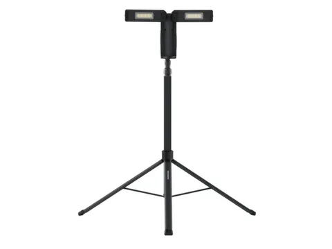 Floodlight m. statief,80 LED,1250-2500lumen,statief,straalhoek 180 °