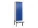 locker voor scheiding van kleding,HxBxD 2120x600x815mm,2vak
