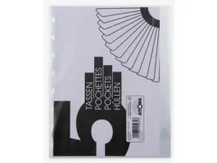 showtassen transparant voor A5+ schriften set van 5