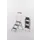 Veiligheids-vouwtrap Aluminium Platform 3treden H 690mm Kunststof Laag