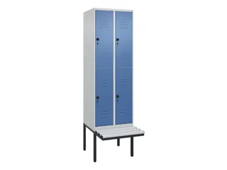 Dubbeldekse dekenkist,HxBxD 2120x600x815mm,2x2vak.,vak B 300mm - 1
