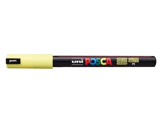 Verfstift Posca PC1MR Extra Fijne punt 0,7mm Zonnegeel - 1