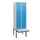 locker met bank,HxBxD 1950x600x815mm,2vak,vak B 300mm,cil.-slot