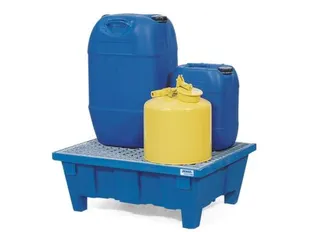 PE-opvangbak,v. 2x60l vat,opvangvol. 60l,HxBxD 315x645x795mm - 1