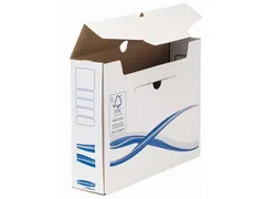 Basic, transfer archiefdoos, ft A4+, rug van 80mm wit