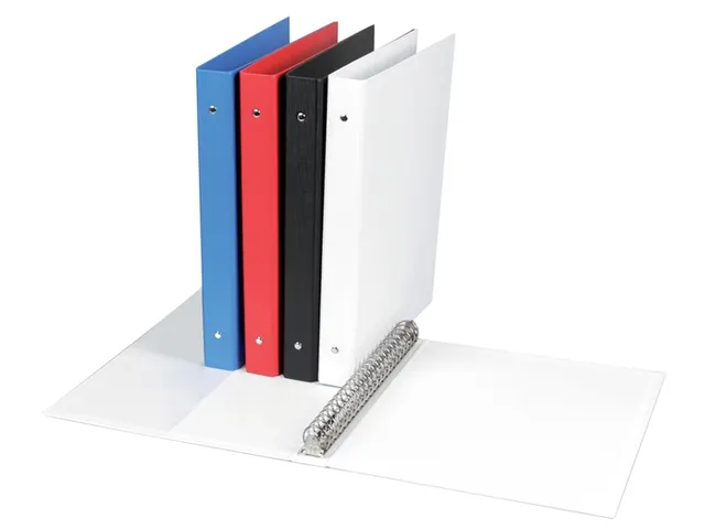 Classeur à 23 Anneaux Quantore A4-19mm PP Méc-O Blanc