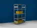gaasachterwand,v. schroefstelling - basisveld,HxB 2000x1300mm,verzinkt