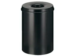 Vlamdovende papierbak 15 liter Zwart