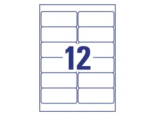 Etiket Avery Zweckform L7913-10 99.1x42.3 polyester wit 120 stuks - 3