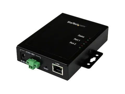 2 Poorts Serieel naar IP Ethernet apparaatserver RS232