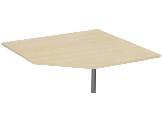 angle de liaison,90 °,lxP 1225x1225mm,p. 4 pieds,finition érable