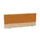 opzetpaneel,v. bureau,aanbouw achter,B 1400mm,NE-esdoorn,BN3005-geel