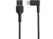 2 Meter Lightning Naar Usb Kabel Apple Zwart Gehoekt Aramide