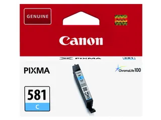 Inktcartridge Canon CLI-581 Cyaan - 2