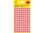 Etiket Zweckform 8mm rond blister 4 vel a 104 et. rood Non-permanent