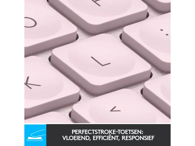 Toetsenbord FR AZERTY Bluetooth Roze 295.99x131.95x20.97mm