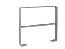 fietsbeugel,L 800mm,staal vuurverzinkt,plat staal,m. kniebuis