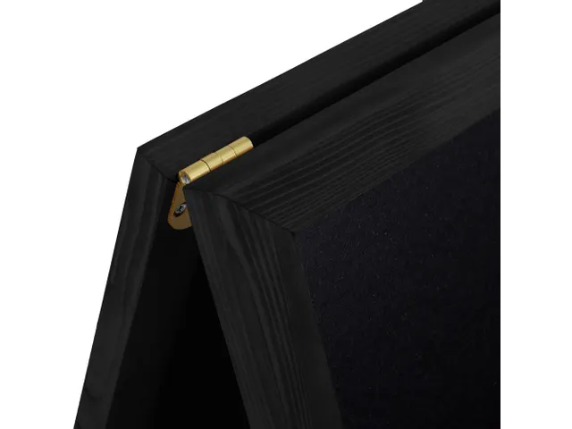 Krijt stoepbord Europel 660x1040 mm DELUX zwart