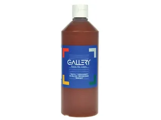 Plakkaatverf Gallery 500ml Donker Bruin - 1