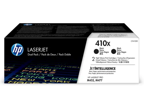 toner 410X 6 500 pagina's OEM CF410XD zwart 2 stuks