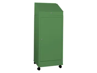 Lessenaarkast 1095/1270x 500x 500mm 2legborden Ral7035 Front Ral7035 - 2
