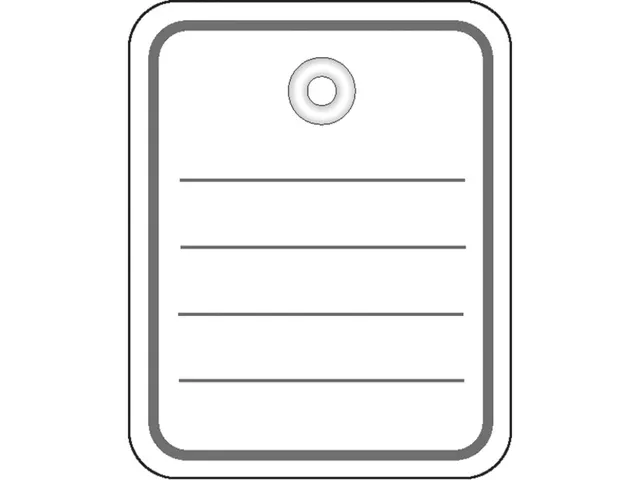 Herma 6820 Productlabel 40x50mm met oogje Wit zonder draad 1000 stuks