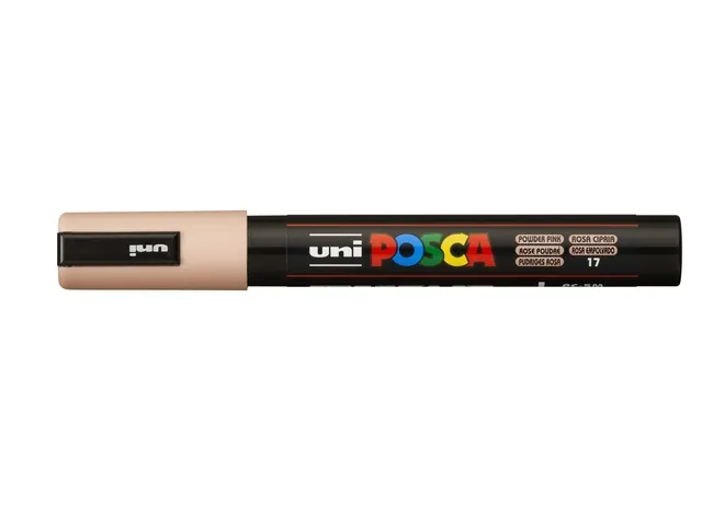 Paintmarker Uni POSCA PC5M medium poederig roze