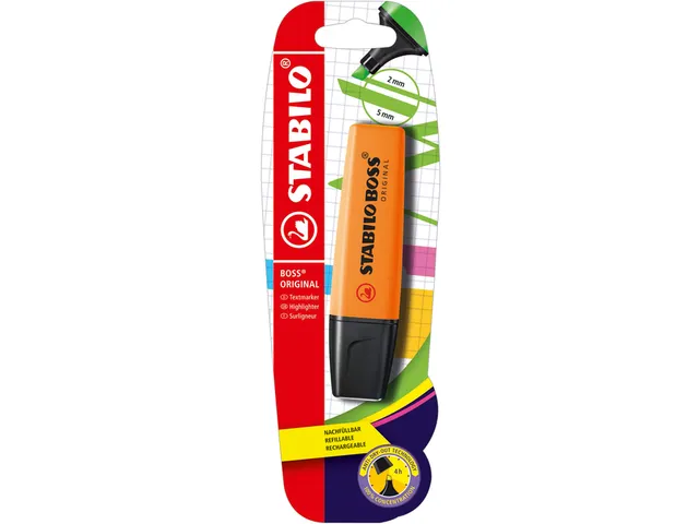 Markeerstift STABILO BOSS Original B-10141 oranje blister à 1 stuk