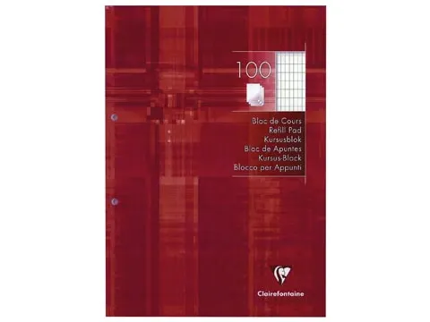 Clairefontaine Cursusblok A4 Commercieel Geruit 90 Gram
