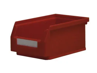 Magazijnbakken Pe Hxbxd 75X105X160/140Mm Rood - 1