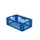 Euronorm-Stapelbak 40l 210x600x400mm Wanden/Bodem Opengewerkt Blauw